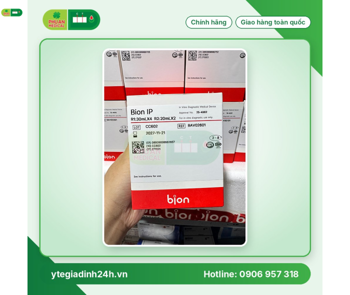 Hoá chất dùng cho máy xét nghiệm Bion IP