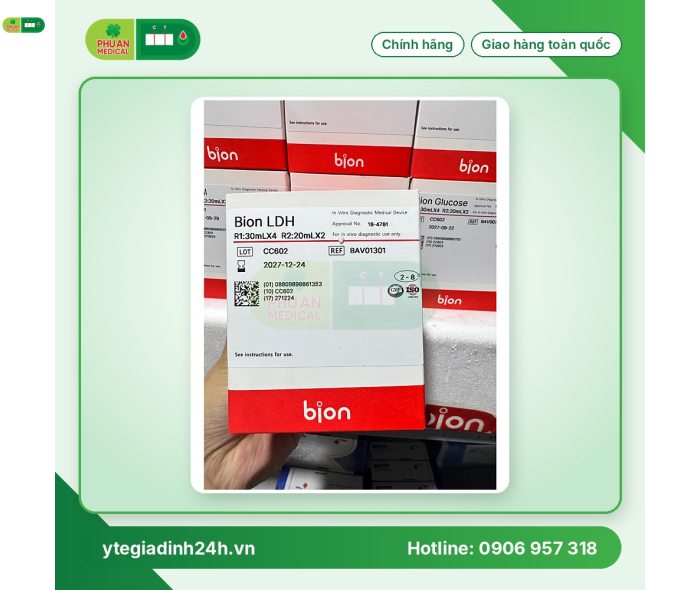 Hoá chất dùng cho máy xét nghiệm Bion LDH