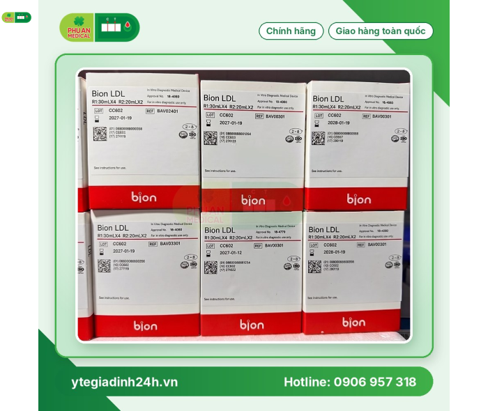 Hoá chất dùng cho máy xét nghiệm Bion LDL