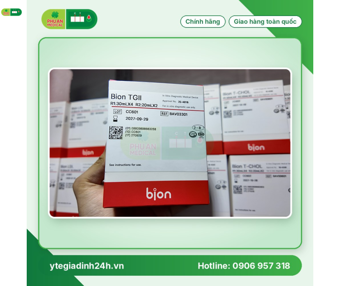 Hoá chất dùng cho máy xét nghiệm Bion TG II