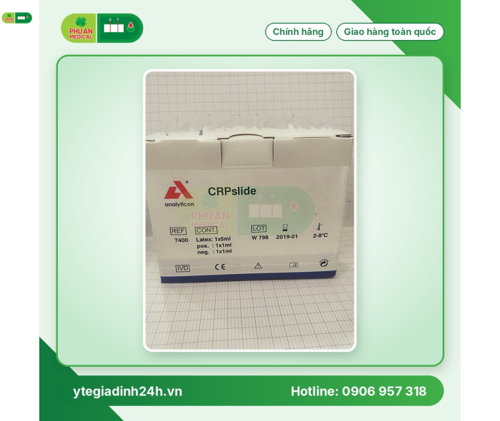 Hóa Chất sét nghiệm CRPslide Analyticon