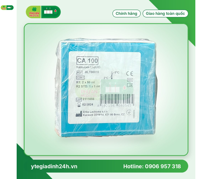 Hóa chất sinh hóa ERBA - Đức BLT00015 CA 100