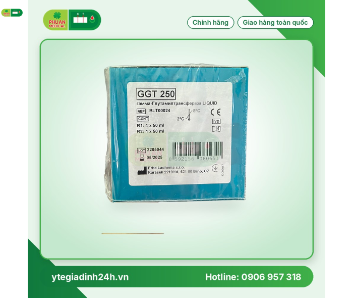 Hóa chất sinh hóa ERBA - Đức BLT00024 GGT 250