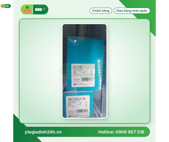 Hóa chất sinh hóa ERBA - Đức BLT00025 GLU 500
