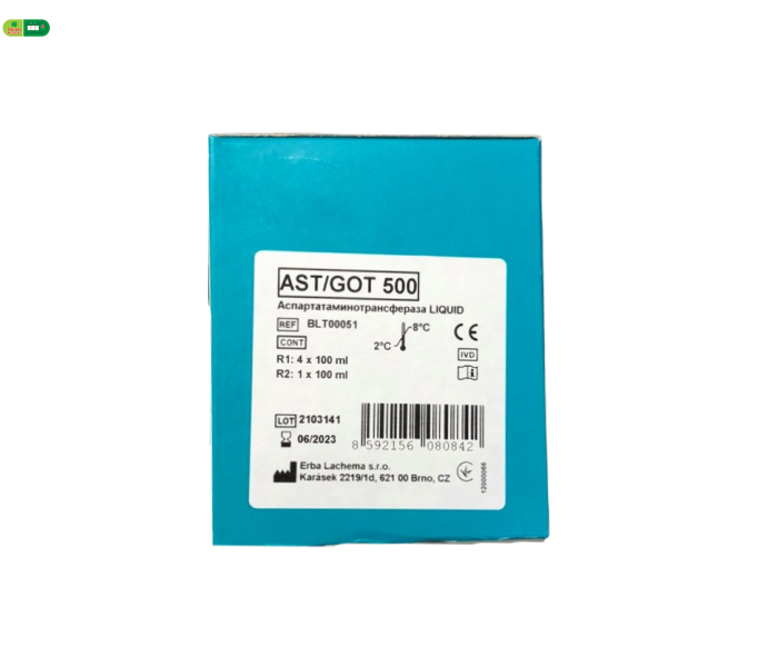 Hóa chất sinh hóa ERBA - Đức BLT00051 AST/GOT 500