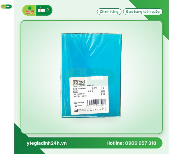 Hóa chất sinh hóa ERBA - Đức BLT00059 TG 250
