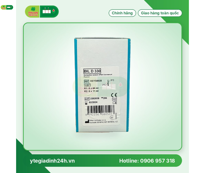 Hóa chất sinh hóa ERBA - Đức XSYS0028 BIL D 330