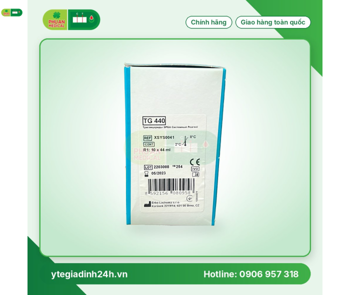 Hóa chất sinh hóa ERBA - Đức XSYS0041 TG 440 