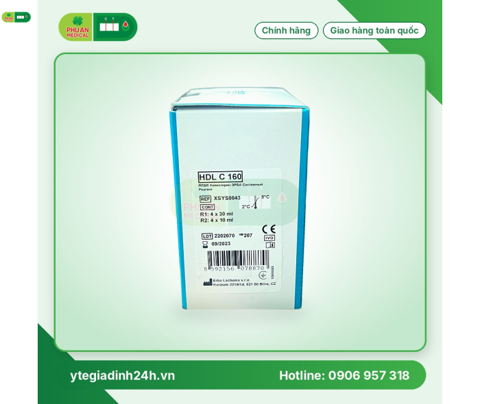 Hóa chất sinh hóa ERBA - Đức XSYS0043 HDL C 160 