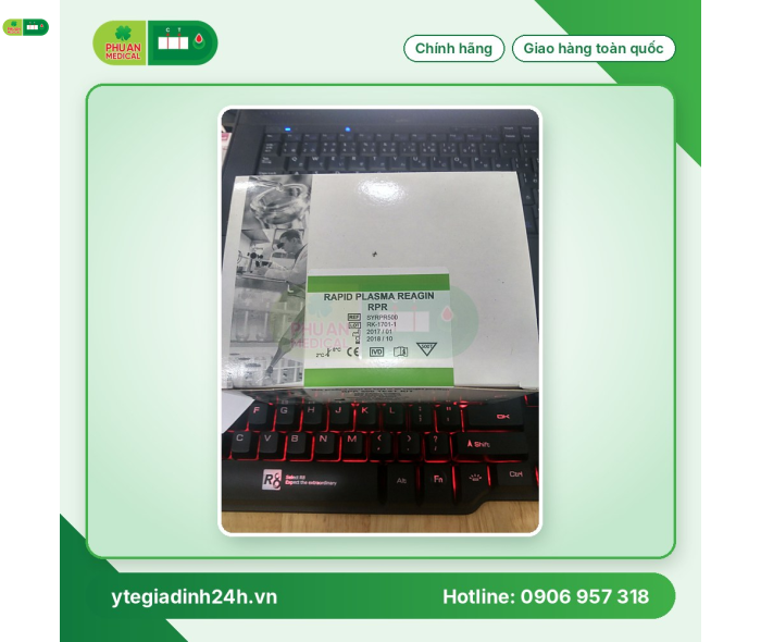 Hóa chất xét nghiệm RAPID PLASMA REAGIN(RPR) Fortress