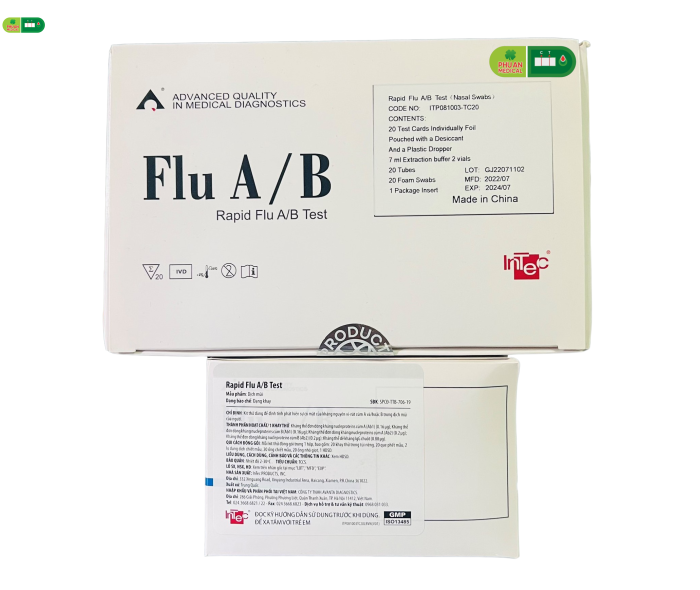 Intec CÚM A/B Rapid Test