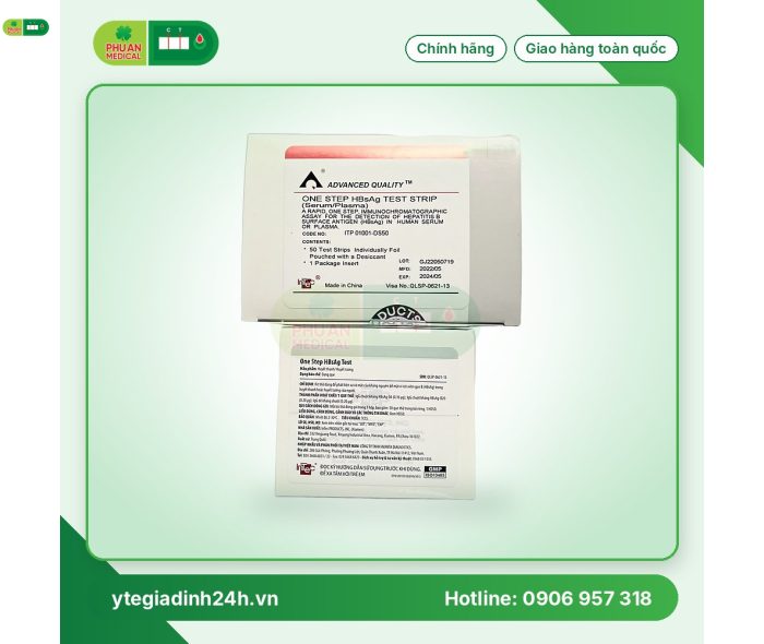 Intec HbsAg Rapid Test (dạng que/khay)