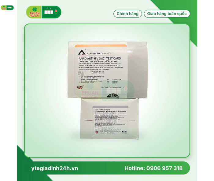 InTec HIV1&2 (dạng que/khay)