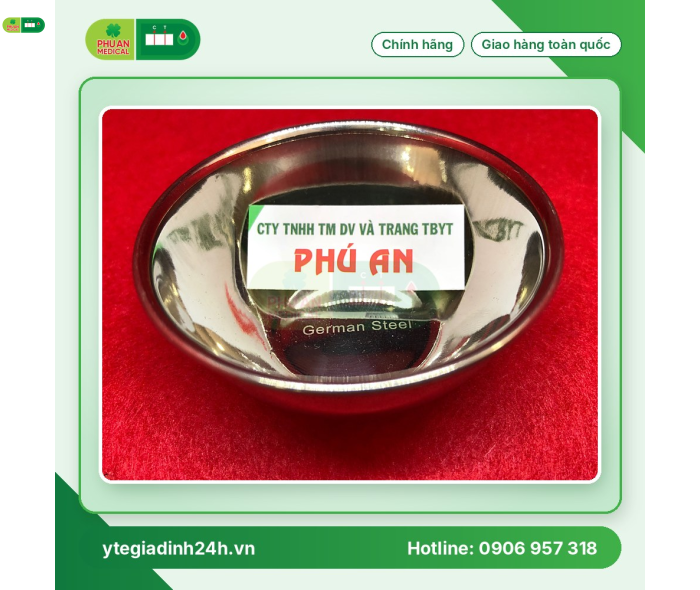 Khay tròn đựng bông gòn