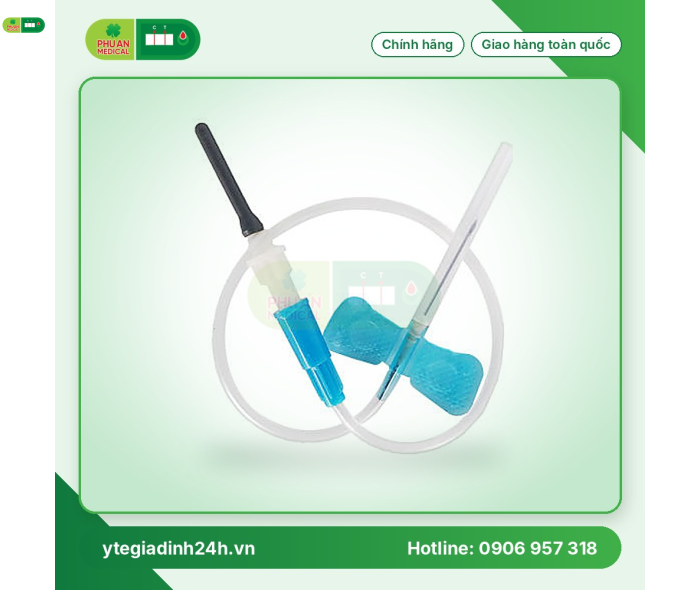 Kim lấy máu chân không loại cánh bướm Medisafe