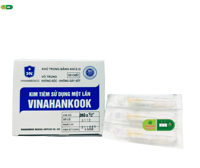Kim tiêm sử dụng 1 lần 26G Vinahankook