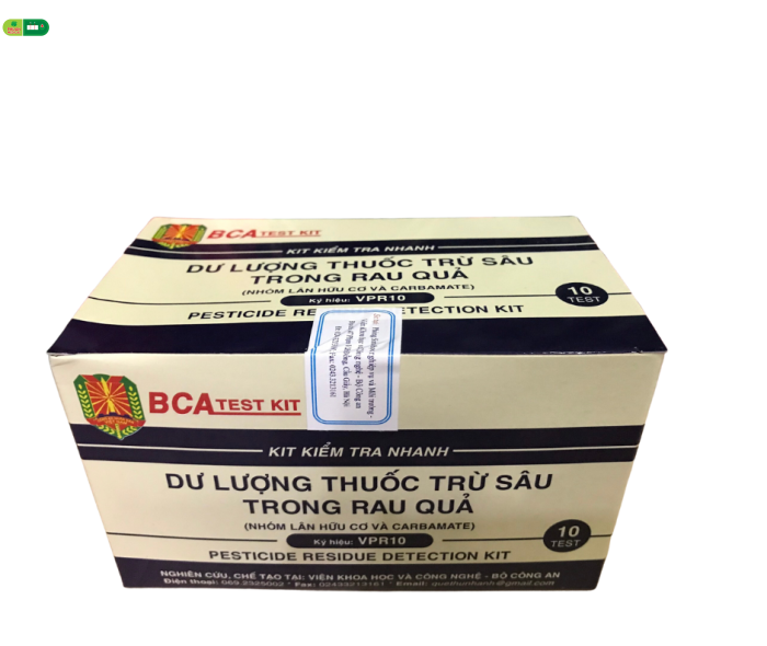 Kit Kiểm Tra Nhanh Dư Lượng Thuốc Trừ Sâu Trong Rau Qủa