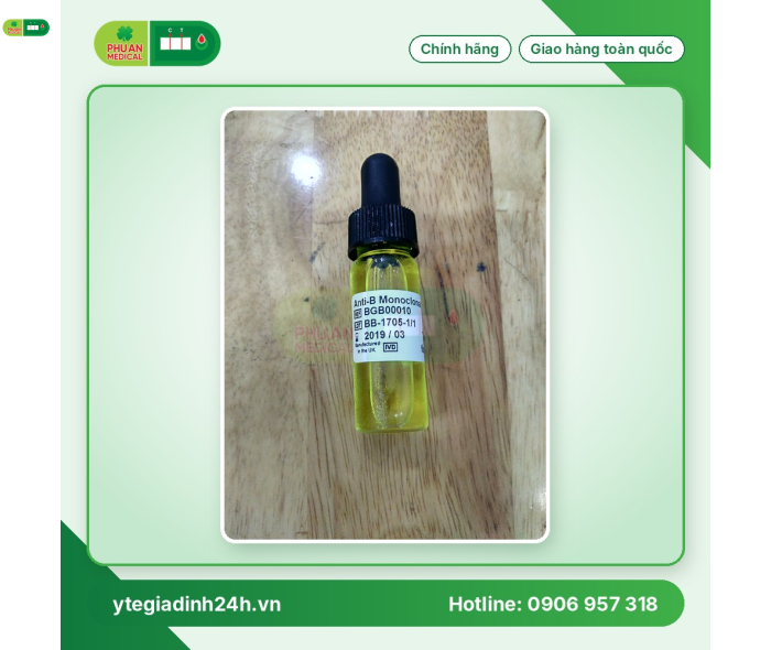 Kit thử nhóm máu Anti A