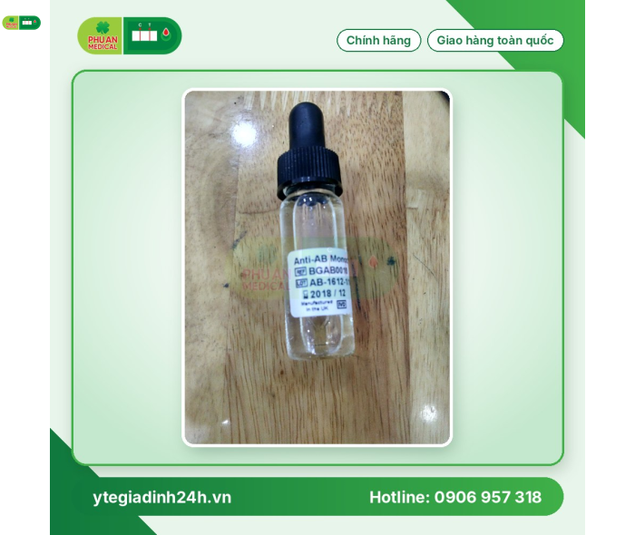 Kit thử nhóm máu Anti AB