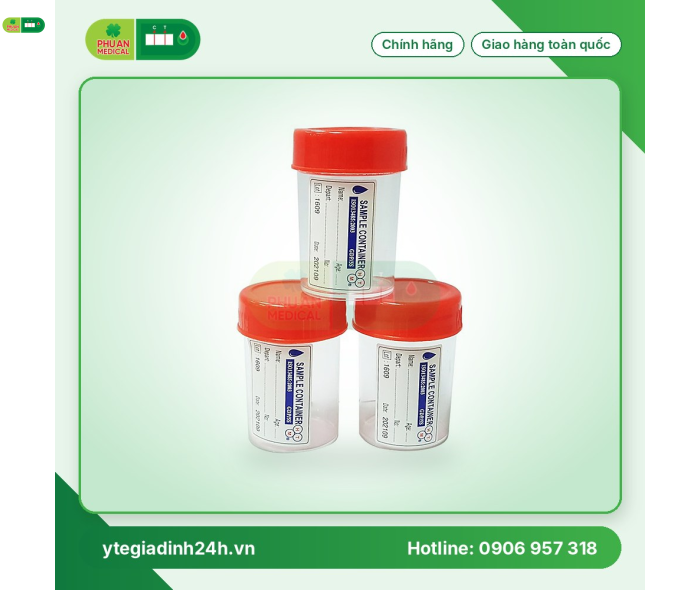 Lọ đựng bệnh phẩm 50/55 ml 