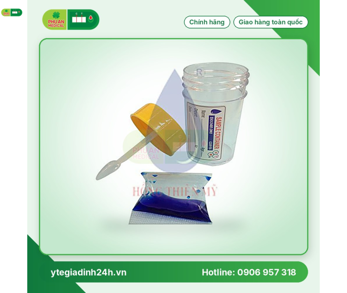 Lọ đựng phân có chất bảo quản