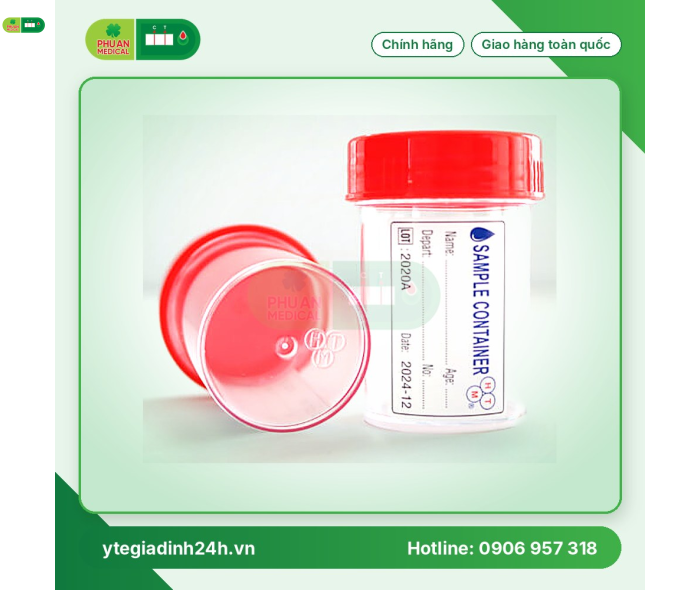 Lọ Nhựa Đựng Mẫu PS 50ml/55ml HTM