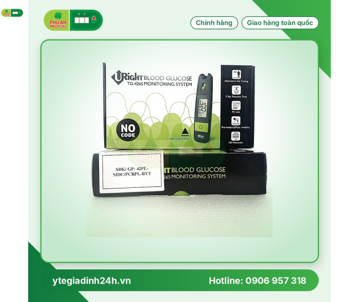 Máy đo đường huyết URIGHT TD-4265