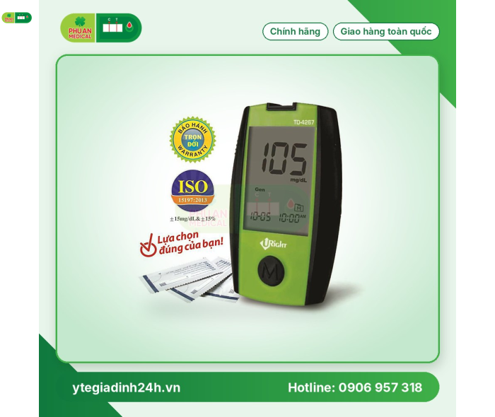 Máy đo đường huyết URIGHT TD-4267