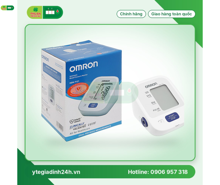 Máy đo huyết áp bắp tay OMRON HEM 7121
