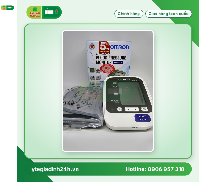 Máy đo huyết áp bắp tay tự động HEM 7130 