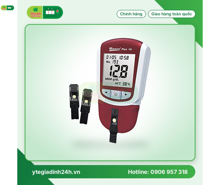 Máy đo huyết sắc tố ACON Mission Hb Plus (Hb & HCT)