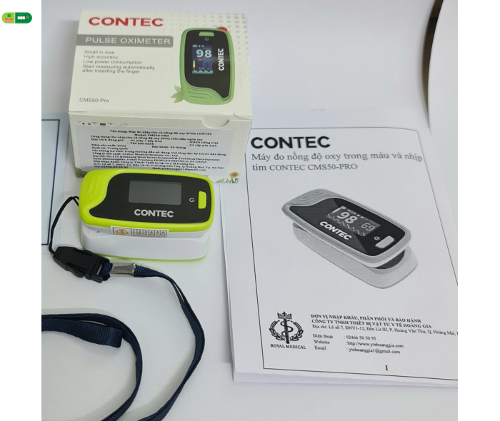 MÁY ĐO NỒNG ĐỒ OXY SPO2 CONTEC CMS50-PRO