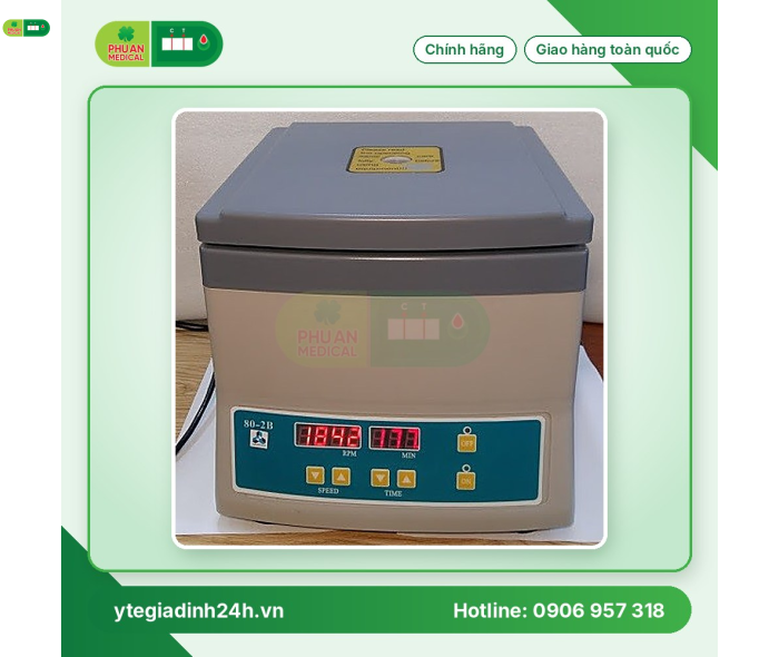 MÁY LY TÂM 12 ỐNG HIỂN THỊ SỐ 80-2B