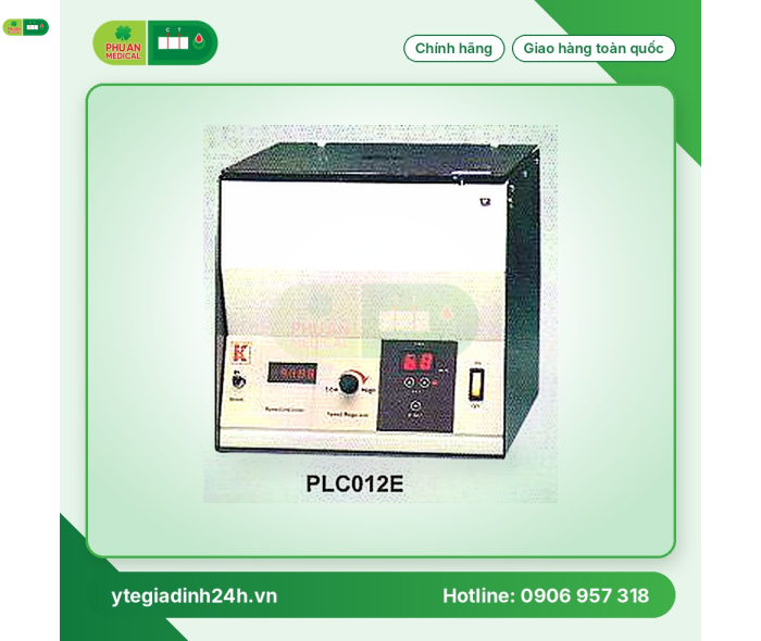Máy ly tâm Model: PLC-012E