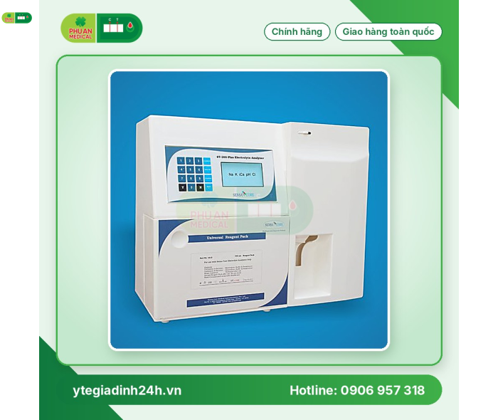 MÁY PHÂN TÍCH  ĐIỆN GIẢI ĐỒ ( 4 Thông số: Na/ K/ iCa/ Cl)