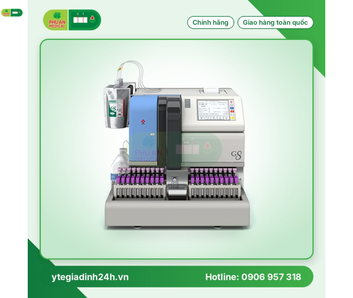MÁY PHÂN TÍCH HbA1c GLYCOHEMOGLOBIN - TOSOH 
