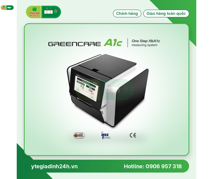MÁY PHÂN TÍCH HbA1C GreenCare A1c