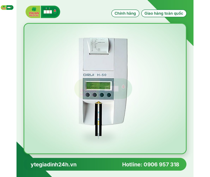 Máy phân tích nước tiểu Dirui H50