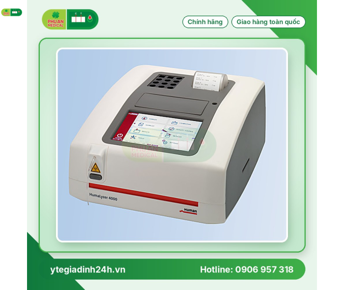 MÁY PHÂN TÍCH SINH HÓA BÁN TỰ ĐỘNG HumaLyzer 4000
