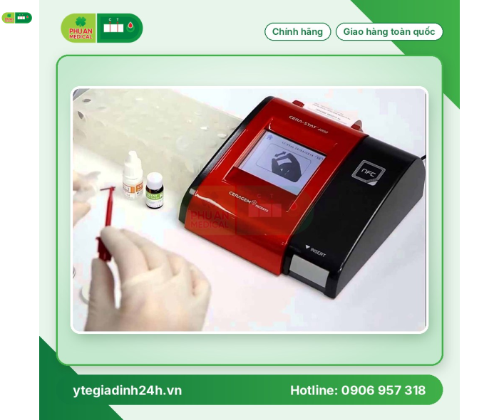 MÁY PHÂN TÍCH SINH HÓA HbA1C + CRP