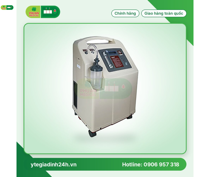 Máy Tạo Oxy 5 Lít Yuwell 7F-5W