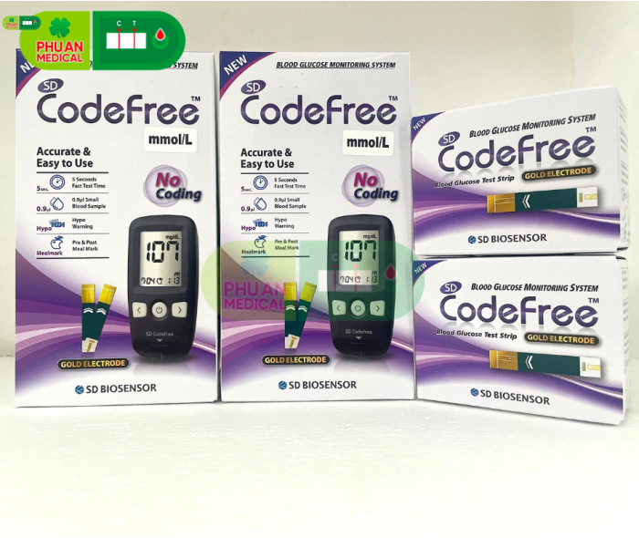 Máy thử đường huyết SD Code Free