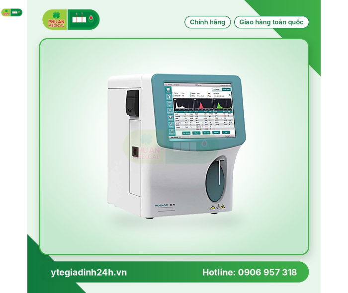Máy xét nghiệm huyết học 3 thành phần EC-30