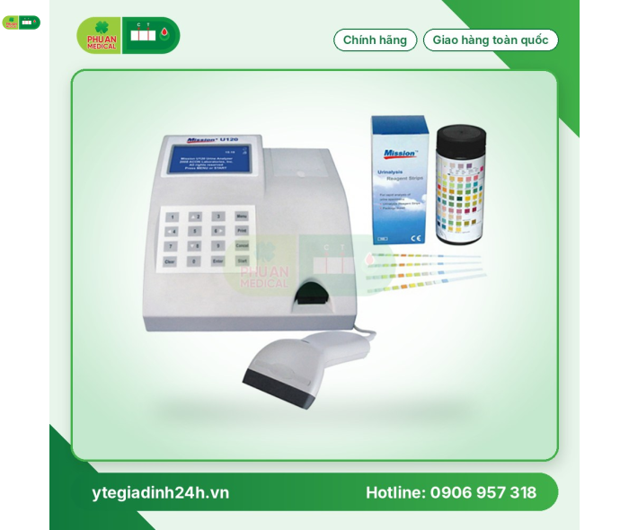Máy xét nghiệm nước tiểu Mission U120 ACON