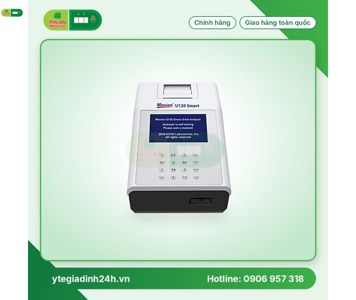 Máy xét nghiệm nước tiểu Mission U120 Smart ACON