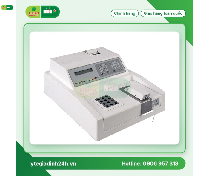 Máy xét nghiệm sinh hóa bán tự động HUMALYZER 2000