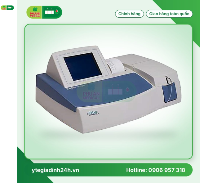 Máy xét nghiệm sinh hóa bán tự động Model: Chem-Touch