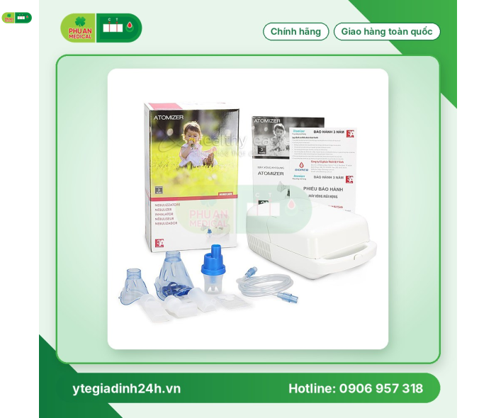 Máy xông mũi họng khí dung Microlife ATOMIZER tặng kèm 01 nhiệt kế điện tử