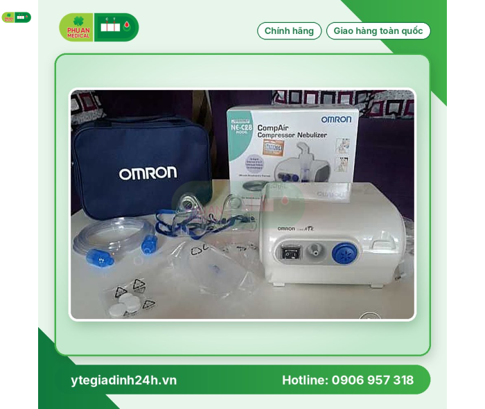 Máy xông mũi họng khí dung OMRON NE - C28