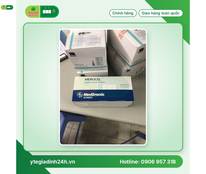 MEROCEL Gạc cầm máu 